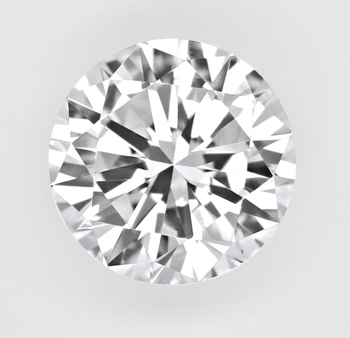Foto 1 - Brillant-Diamant mit DPL Zertifikat 0,566 Wesselton VVS, D5578