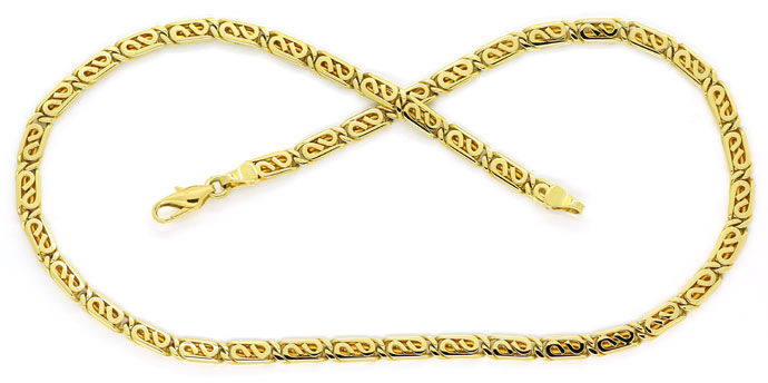 Foto 2 - Designer-Halskette zweiseitig verschieden in 585er Gold, K3080