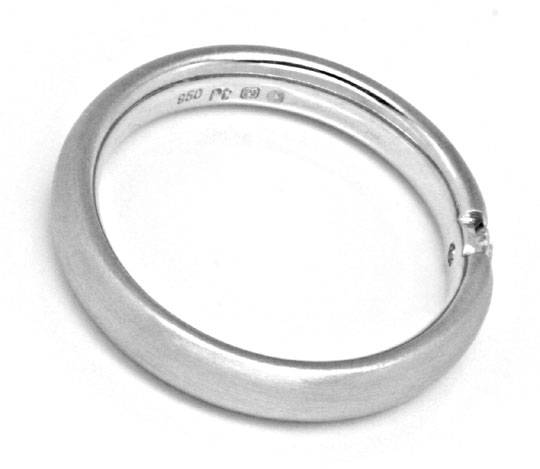 Foto 3 - Diamant-Spann Ring, 950 Platin, River VS1, S4109